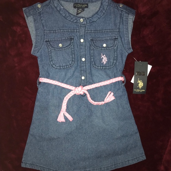 U.S. Polo Assn. Other - U.S Polo demim girls dress 2t
